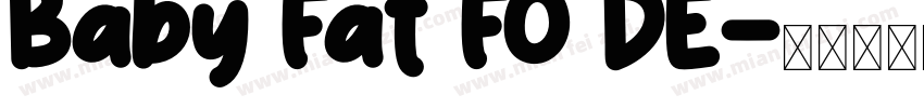 Baby Fat FO DE字体转换